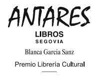 Horario de apertura Librería Antares, Segovia
