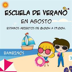 Escuela Infantil Bambinos en Valencia (Jesús) - Horario de apertura