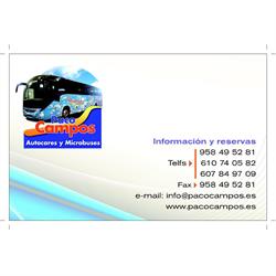 Horario de apertura Autocares Y Microbuses Paco Campos, Peligros