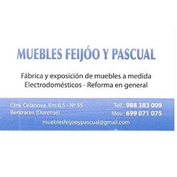 Horario de apertura Muebles Feijoo y Pascual, Bentraces