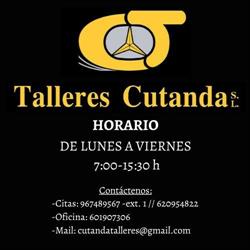 Horario de apertura Talleres Cutanda S L, Cenizate