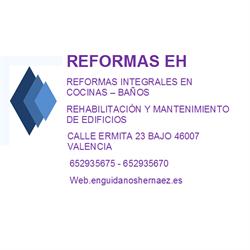 Horario de apertura Reformas y Materiales de Construcción Enguidanos y Hernáez, Valencia