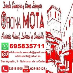 Horario de apertura Oficina Mota Moreno S.l., Quintanar de la Orden