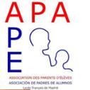 Horario de apertura APA - Asociación de Padres de Alumnos del Liceo Francés de Madrid, 