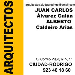 Horario de apertura Juan Carlos Álvarez Galán - Arquitectos, Ciudad Rodrigo