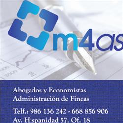 Horario de apertura M4 Asesores - Administración de Fincas - Abogados y Economistas, Vigo