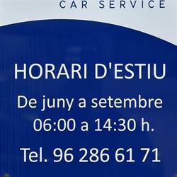 Horario de apertura Talleres Fenollar, Gandia
