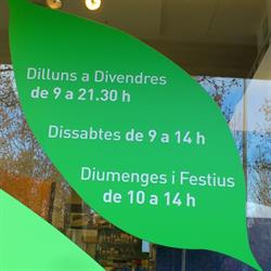 Horario de apertura Farmacia Parc Central 365, Sant Cugat del Vallès