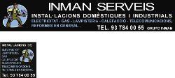 Inman Serveis Del Valles en Terrassa (Terrassa) - Horario de apertura