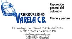 Horario de apertura Carrocerías Varela, Irun