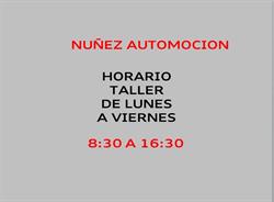 Horario de apertura Núñez Automoción, Hontoria