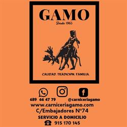 Horario de apertura Establecimiento Gamo, Carnicería, Salchichería e Ibéricos, Madrid