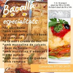 Horario de apertura Cansaladería Cati, Valls