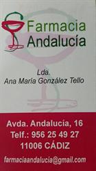 Horario de apertura Farmacia Andalucía, Cádiz