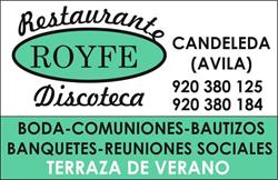 Horario de apertura Restaurante Royfe, Candeleda