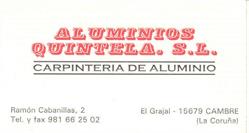 Horario de apertura Aluminios Quintela S.l., Cambre
