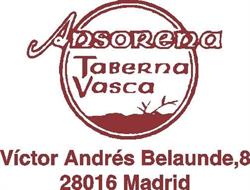Ansorena Taberna Vasca en Madrid (Chamartín) - Horario de apertura