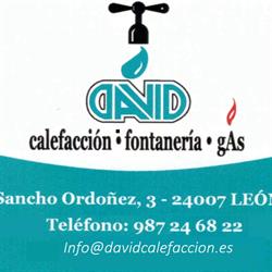 Horario de apertura David Calefacción Saneamiento y Gas, León