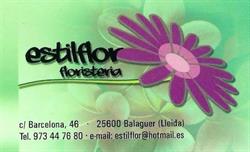 Horario de apertura Estilflor Floristeria, Balaguer