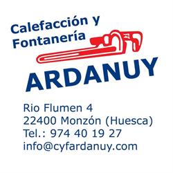 Horario de apertura Calefacción y Fontanería Ardanuy, Monzón