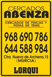 Horario de apertura Enrejados Abenza, Lorquí
