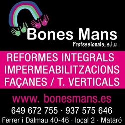 Horario de apertura Bones Mans Professional S.l., Mataró