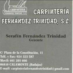 Horario de apertura Carpinteria Fernandez Trinidad S.l., Calamonte