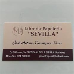 Horario de apertura Librería Sevilla, Fregenal de la Sierra