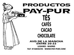 Horario de apertura Pay Pur Te Chocolate Bomboneria y Cafe, Leganés