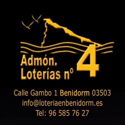 Horario de apertura Administracion de Loteria Numero 4, Benidorm