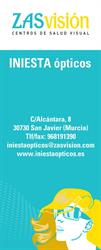 Horario de apertura Iniesta Ópticos, San Javier