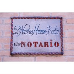 Horario de apertura Notario Nicolás Moreno Badía, Toledo