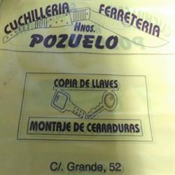Horario de apertura Cuchillería Ferretería Hermanos Pozuelo, Quintanar de la Orden