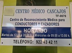 Horario de apertura Centro Médico Cancajos, 