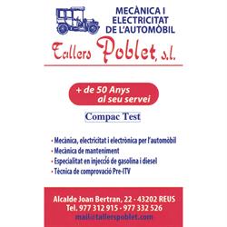 Horario de apertura Tallers Poblet S.L., Tarragona