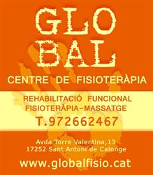 Horario de apertura Centro de Fisioterapia Global, Sant Antoni de Calonge