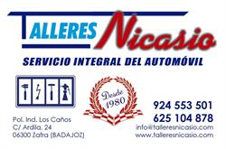 Horario de apertura Talleres Nicasio, Zafra