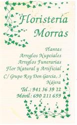 Horario de apertura Floristería Morras, Nájera