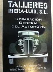 Horario de apertura Talleres Riera Luis, Palma de Mallorca