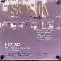 Horario de apertura SONIA GARCIA CANEDO, Lugo
