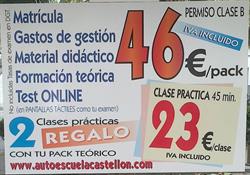 Horario de apertura AUTOESCUELA CASTELLÓN, Alicante