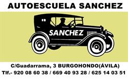 Horario de apertura Autoescuela Sanchez, Burgohondo