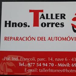 Horario de apertura Taller Hermanos Torres, Tarragona