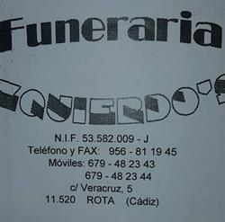 Horario de apertura Funeraria Izquierdo´s, Rota