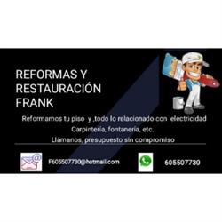 Horario de apertura Reformas y Restauración Frank, Madrid