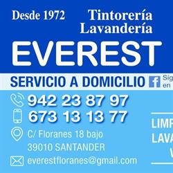 Horario de apertura Tintorería Everest, Santander