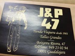 Horario de apertura J&P47 Moda Tallas Especiales, Guadalajara