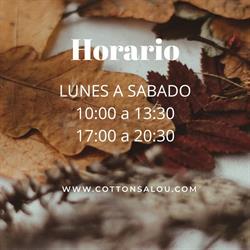 Horario de apertura Cotton, Salou