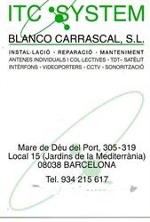 BLANCO CARRASCAL, S.L. en Barcelona (Sants-Montjuïc) - Horario de apertura