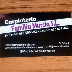 Horario de apertura Carpintería Familia Murcia, La Mojonera